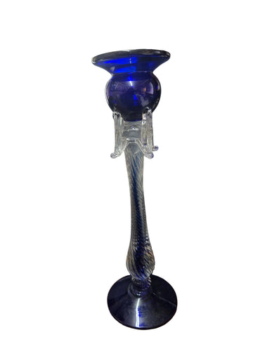 CH612B CANDLE HOLDER BAIJAN GLASS