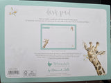 DP002 GIRAFFE DESK PAD WRENDALE DESIGNS