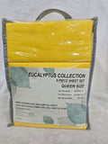 YELLOW EUCALYPTUS COLLECTION QUEEN 6PC SHEET SET