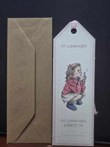 BM007 WRENDALE DESIGNS BOOKMARK "MAKE A WISH" SNAILS & PIGTAILS