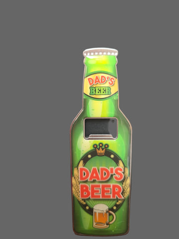 BO1301 BOXER MAGNETIC BOTTLE OPNER "DAD'S BEER"