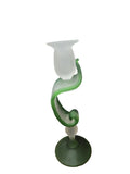 CH618GF CANDLE HOLDER BAIJAN GLASS