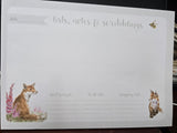 DP005 FOX DESK PAD WRENDALE DESIGNS
