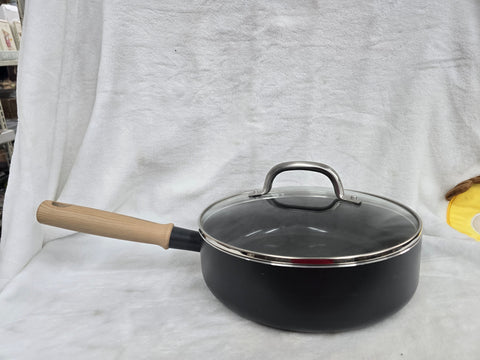 10" DEEP FRY PAN GREEN PAN WITH LID S2