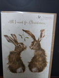 AX050 "ALL I WANT FOR CHRISTMASS" CHRISTMAS CARD WRENDALE DESIGNS