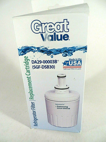 SGF-DSB30 GREAT VALUE REFRIGERATOR FILTER