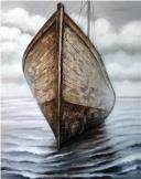 09661 HDC 3D CANVAS "SHIP AT SEA"