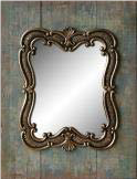 09666 HDC MIRROR WEATHERED GOLD INLAY