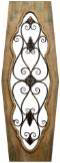 09674 HDC WOOD & IRON WOOD PANEL METAL FLARE CENTER