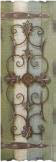 09794 HDC WOOD & IRON 3 PLANK SCROLL NATURAL WETHERED