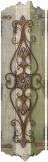 09795 HDC WOOD & IRON 3 PLANK SCROLL WEATHERED GREEN