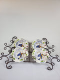 Blue Sky Pair of Wrought Iron Horizontal Decorative Rack 2pc