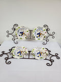 Blue Sky Pair of Wrought Iron Horizontal Decorative Rack 2pc