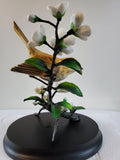 Boehm at Home Nightingale Bird Sitting on the Pear Blossom Tree Figurine