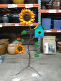 Sunflowers Tree w/Bird House