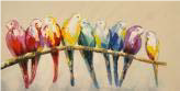 29-0011 HDC CANVAS 'BIRDS ON A BRANCH' 48"X24"
