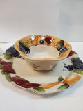 Sonoma Villa - 4PC Fruit Dinnerware by Home Interiors