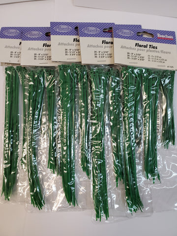 HT-525 Home Tool Green Mini Plant Zip Ties