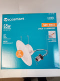 #ECOSMART- 3 PK 6" Downlight/65W Replacement /Soft White