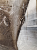 09660 HDC 3D CANVAS 'SHIP AT PORT' 39"x59"