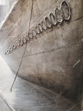 09660 HDC 3D CANVAS 'SHIP AT PORT' 39"x59"