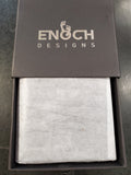 ENOCH Designs-RFID Blocking/Cowhide  Leather Wallet for Man