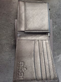 ENOCH Designs-RFID Blocking/Cowhide  Leather Wallet for Man