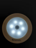 Smarson-Motion Activated LED Round Light/3PK