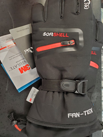 EX SKI-SoftShell/Fan Tex 3M Thisulate Gloves