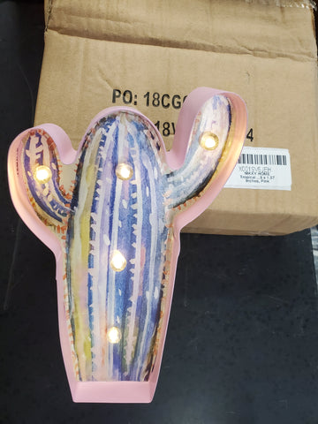 Nikky Home-Metal Tropical/Cactus LED lights