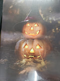 Halloween Canvas Light up 16"x12"