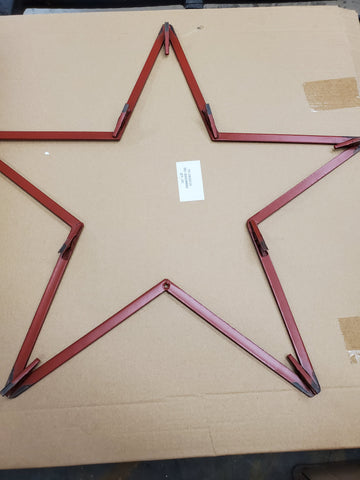 Red Metal Star -Photo,Card Holder