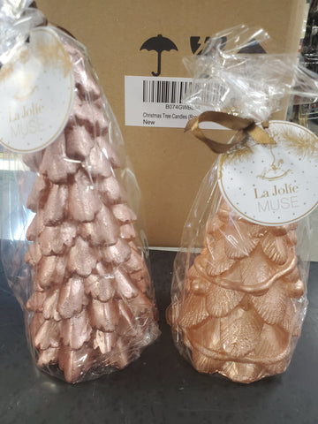 B074GWBL36 Christmas Tree Candle-La Jolie Muse 2Pk
