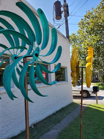 Double Spinner-Yellow,Teal,