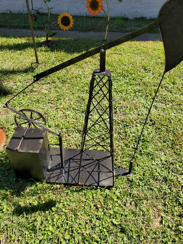 Oil Pumping Machine-Metal Decor